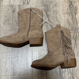 Jellypop Tan Fringe Kids Boots
